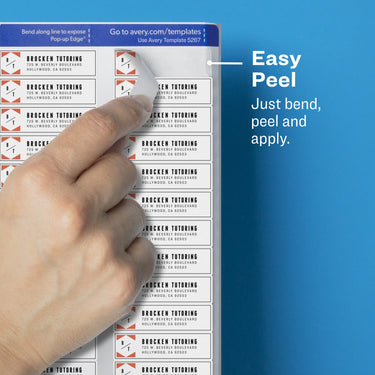 Avery Printable Return Address Labels with Sure Feed, 0.5